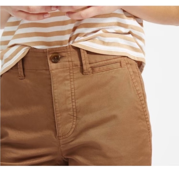 Everlane Lightweight Relaxed Fit Chino Pants Khaki Straight-Leg Cotton Twill - Picture 9 of 10